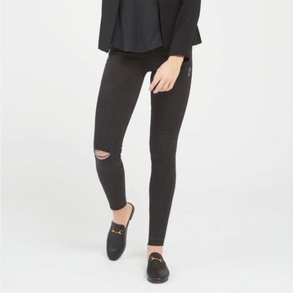SPANX Vintage Distressed Jeans